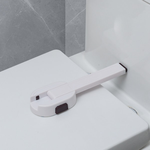 WC-lukon lukitus Vauvan ja lapsen turvallinen WC-istuimen lukko Helppo asentaa WC-kannen lukko