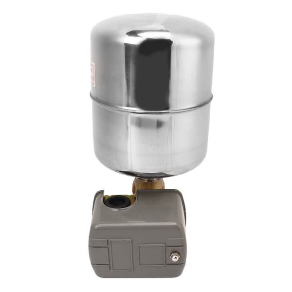 Vandpumpe trykafbryder rustfrit stål tryktank kobber 4-vejs kontraventil selvansugende pumpecontroller 110-230V