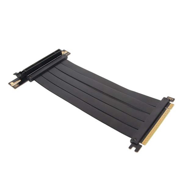 PCIE 4.0 X16 Riserkabel Hög Hastighet Flexibel Förlängningskort Utbyggnad Port 90 Grader GPU Förlängningskabel för RTX 4090 Svart 20cm / 7.9in