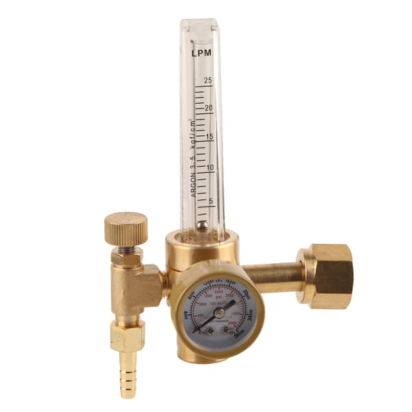 Argonregulator Manuell Justering Sveisegass Flowmeter Trykkreduserer med Måler