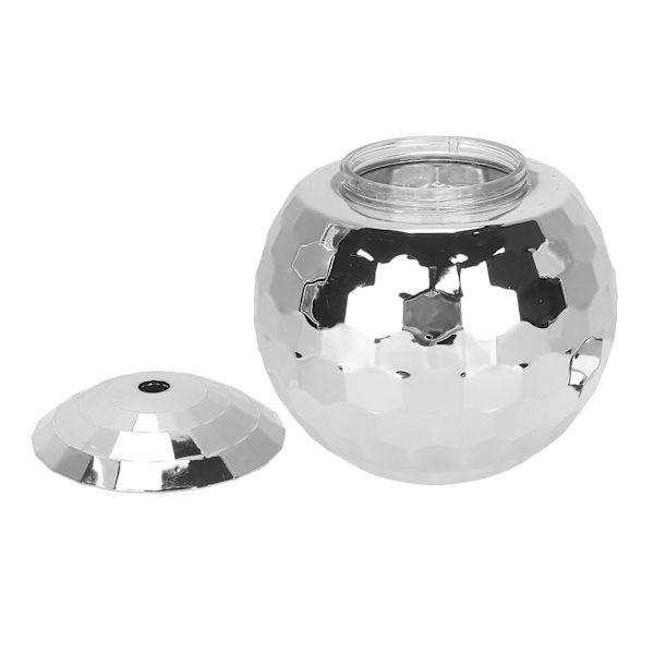 Flash Ball Cocktail Cup Stor Kapacitet 600ML Farverig Boldkop til Temafester RejserSølv