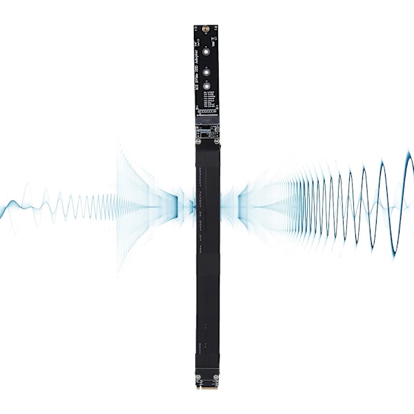 20 cm M.2 NVMe SSD Solid State Drive-förlängningskabel för PCI-E 3.0 x4 Full Speed