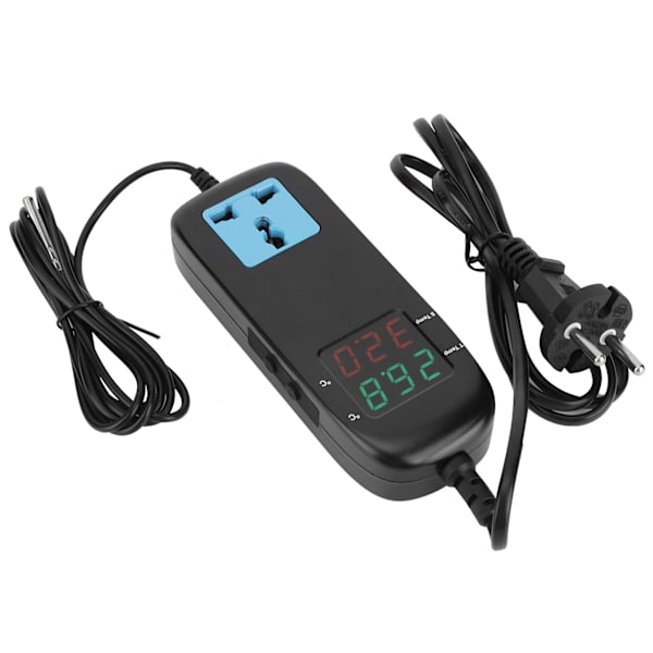 Inkubator termostat elektronisk varme termostat digital temperaturregulator EU 90V~250V