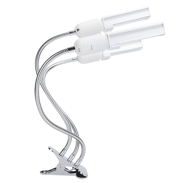 3-pääinen LED-kasvikasvuvalo E27 USB-pidike Kasvien kasvatusvalo puutarhaan Ulkovalkoinen valo