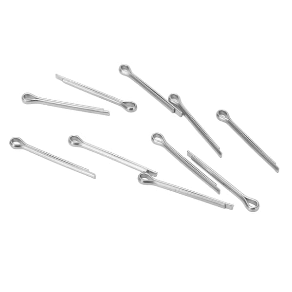 RISK 10 stk./sæt Cykel Skivebremseklodser Låsepinde Rustfri Rustfrit Stål Split Splint Låsepind