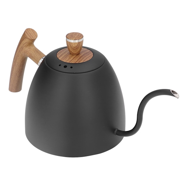 Hell over Kettle 800ml Ergonomisk håndtak Rustfritt stål Antikorrosjon Svanehals Tute Holdbar Kaffe Kettle