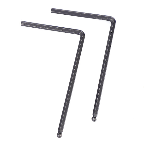 2 STK trussstang unbrakonøkkelverktøy 4mm / 5mm kuleende for Martin akustisk gitar (svart 5mm)