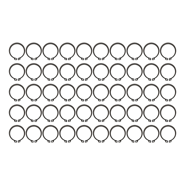 50 STK 1,8 mm Tykkelse AC Kompressor Kobling Snap Ring Jern Passer til 508 V5 AC Kompressor Koblingsaksel