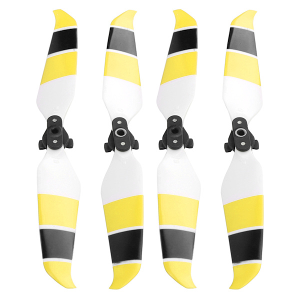 Värikkäät Propeller Drone Low Noise Props -potkurit Mavic Air 2/Air 2S -tarvikkeille (keltainen musta)