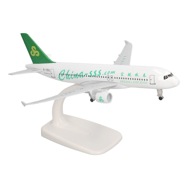 Diecast-modell av passagerarplan - Dekoration för hemmakontor och leksaksaffär - Perfekt present till barn och vuxna