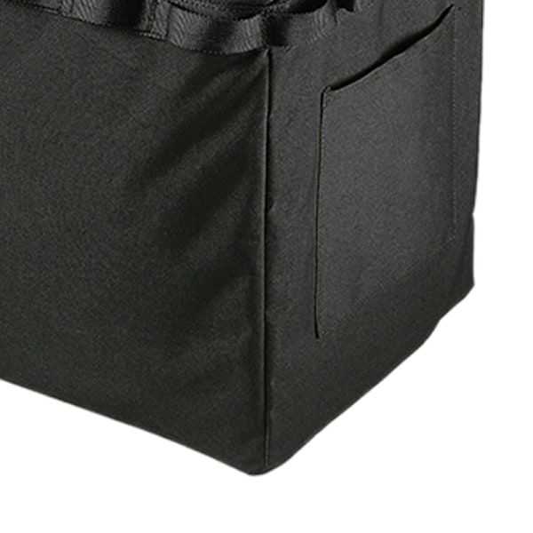 Camping Opbevaringspose Stor Kapacitet Multifunktionel Sammenklappelig Utility Tote Bag til Picnic Rejse Bil Sort