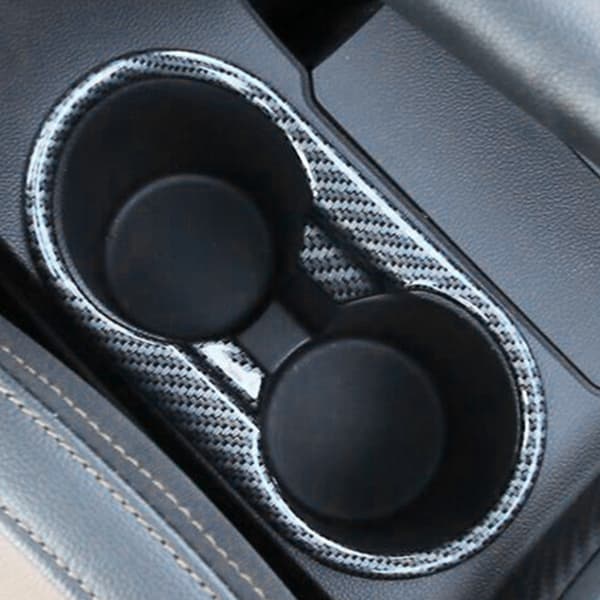 1 stk Bil Front Vannkopp Ramme Deksel Trim for MG ZS 2017 2018 Karbonfiber