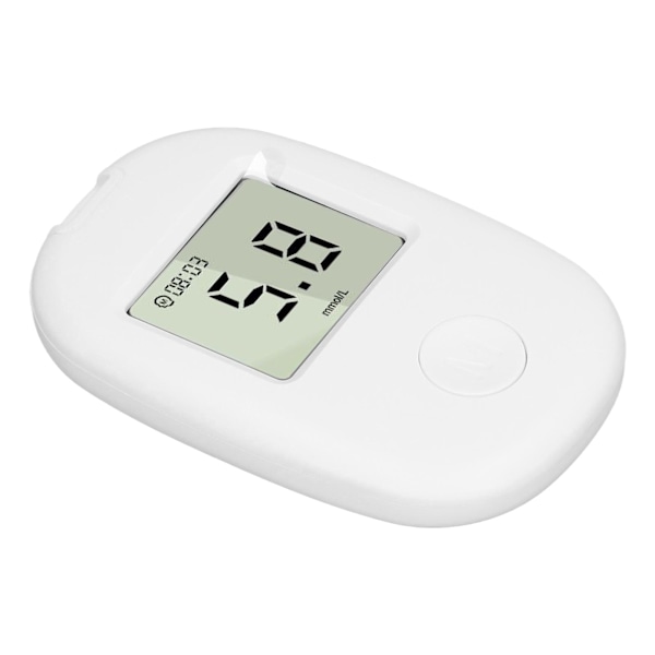Blodsukkermåler Kit Smart Stregkodefri HD Stor Skærm Diabetes Test Kit med 50 Teststrimler 50 Lancetter
