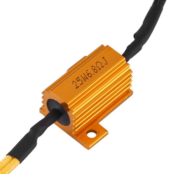 25W 6.8Ω Motorcykel LED Blinklys Indikator Lys Belastningsmodstand Fejl Flash Fix Controller