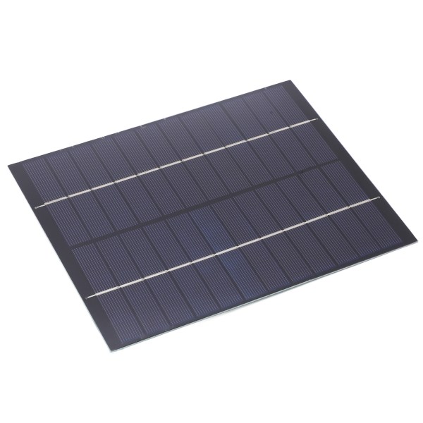 5.2W 12V Mini Solpanel Polykrystallinsk Silicium Solar DIY Modul System 5521DC Output