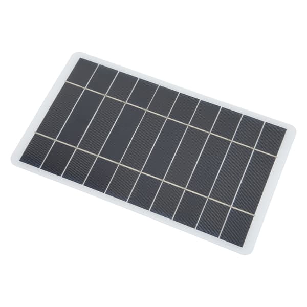 Solcellelader Hvit Monokrystallinsk Silisium Bærbar Mini Solcellebatterilader 8W 5V