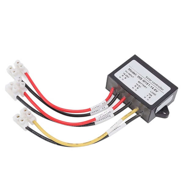 MPPT solcellelader 150W 10A fotosensitiv nattlastutgang solcellepanelkontroller for gatelys 14,6V