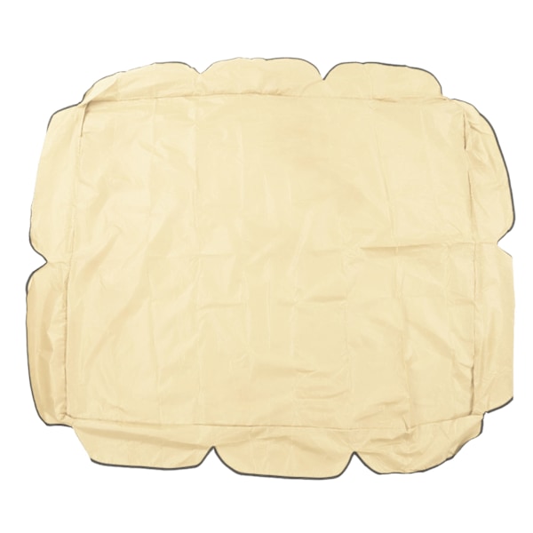 Gungbräda 210D Silverbelagd Oxford Vattentät UV-skydd för Utomhus Uteplats Gård Stol 142x120x18cm Beige