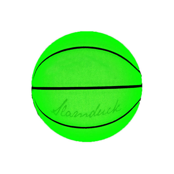Storlek 7 Reflekterande Holografisk Basketboll för Nattspel Lysande Basketboll i Mörkret Basketboll Presenter Leksaker för Vuxna Barn