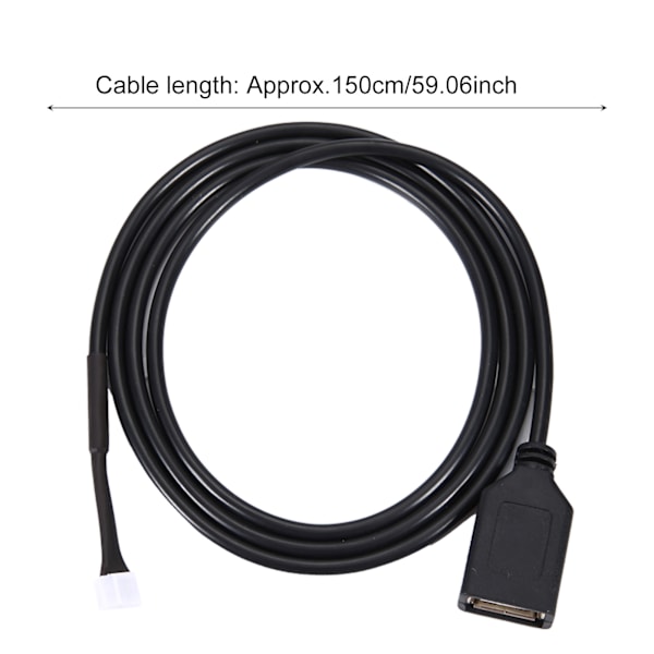 Bilradio Interface USB Adapter Kabel med Fjernelsesværktøjer til Peugeot 307 Citroen C2 C3