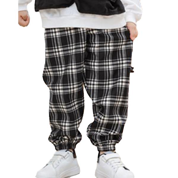 Barnens Casual Jogger Byxor Varma Plysch Bekväma Byxor för Små och Medelålders Barn Skola Dagligen 140 för 125 till 135cm / 49.2 till 53.1in Höjd