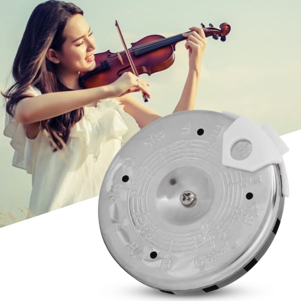 Cirkulært metalinstrument, stemmekromatisk tonefløjte til violin