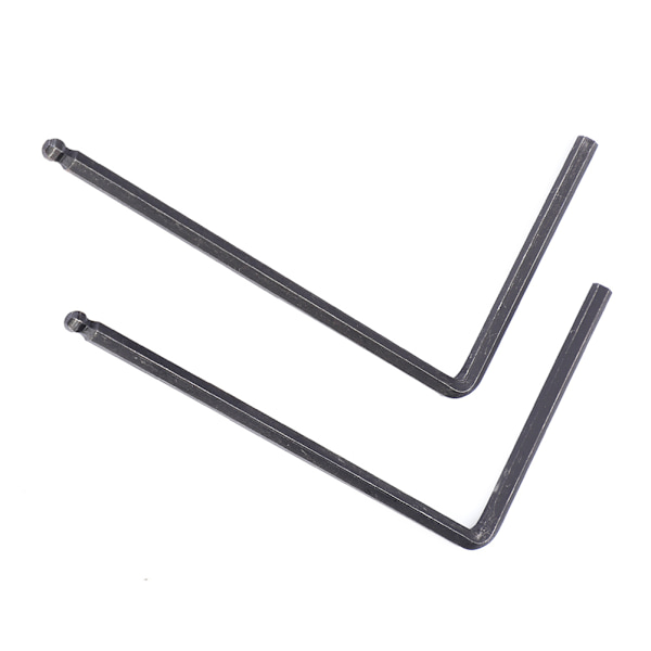 2 STK trussstang unbrakonøkkelverktøy 4mm / 5mm kuleende for Martin akustisk gitar (svart 5mm)