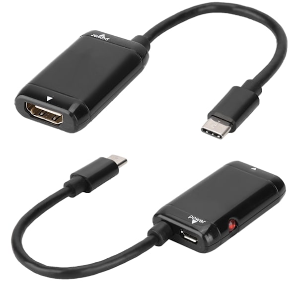 USBC Typ C till HDMI Adapter USB 3.1-kabel för MHL Android-surfplatta