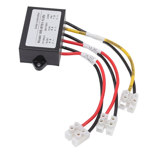 MPPT solcellecontroller 150W 10A fotosensitiv natbelastningsudgang solpanelcontroller til gadelampe 13,8V
