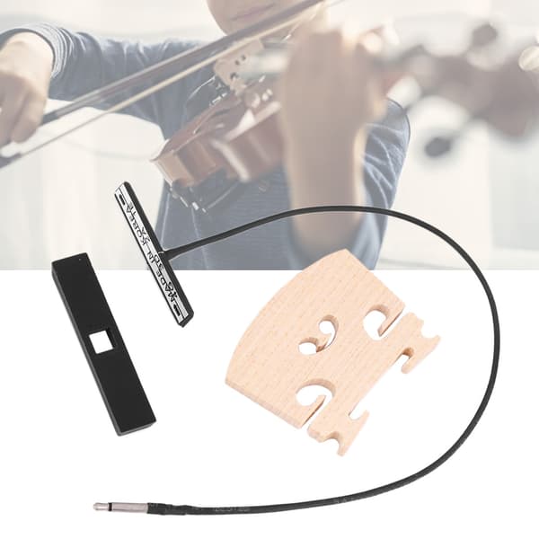Tilbehørssæt til violin Pickup Bar Support Violinbro-sæt til 4/4 violin instrumentdele