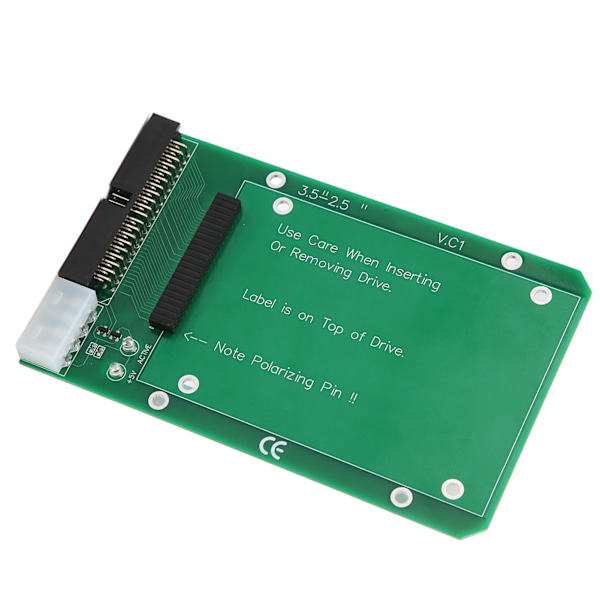 2,5 tuuman SATA HDD SDD - 3,5 tuuman 44-nastainen IDE-muunnin kortti turvalliseen tiedonsiirtoon PCB-levyllä, kiintolevyn sovitinkortti tietokoneelle