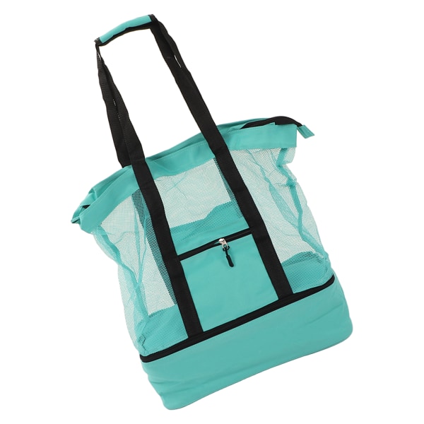 Rejsetaske med stor kapacitet Bærbar bærbar håndbagagetaske i mesh med sidelomme til gymnastiksport Home Green
