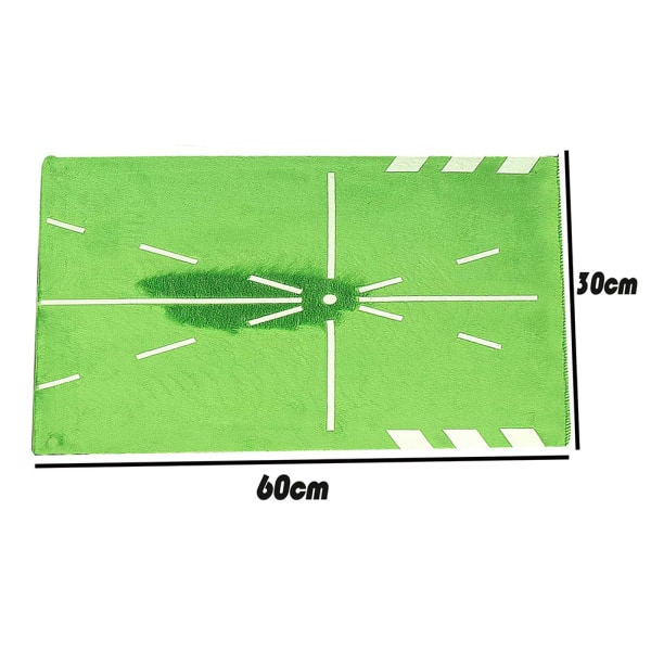 Träningsmatta för Swing Detection Batting Mini Träningshjälp Putting Mat Present för hemmakontoret
