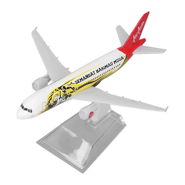 Flygplansmodell i metalllegering, flygande flygplansmodell, leksaksplan, present till barn