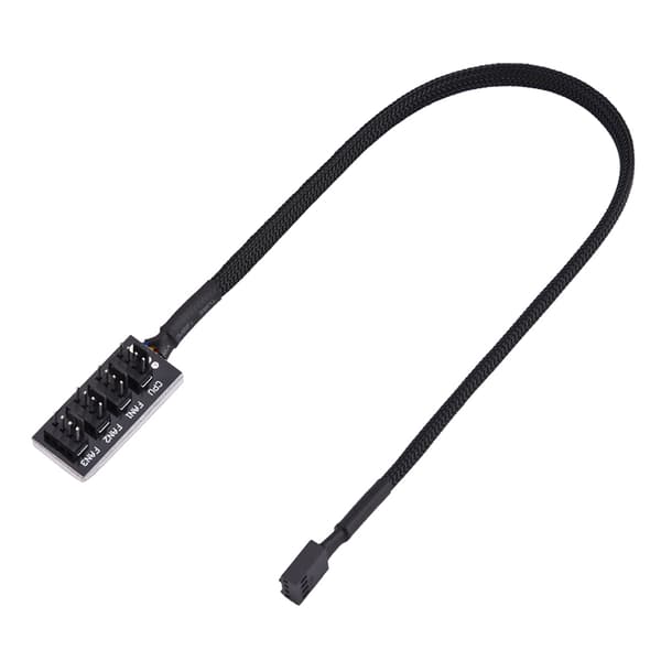 4-Pin Computer CPU/Case Fan Strømforsyning Multi Splitter Connector Kabel Adapter