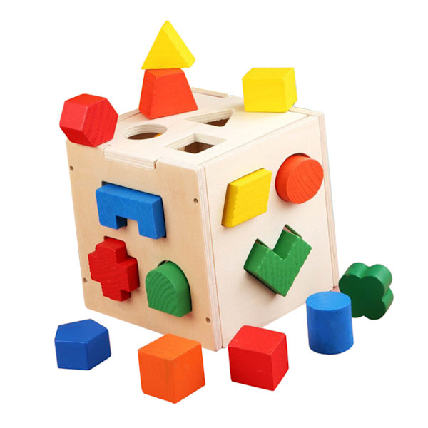 15-reikäiset lasten 3D-rakennuspalikat, opetusgeometriset muodonmuokkauspalikat kotiin