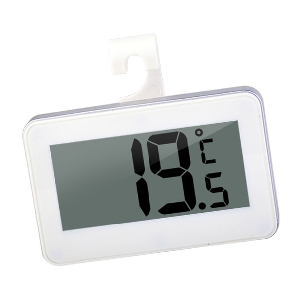 Digital frysrums termometer vit mini känslig energibesparande kylskåpstermometer för hemmet