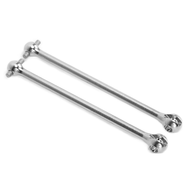1 Par CVD Drivaxel RC Främre Hjuldriftaxel för TRAXXAS UDR Fjärrkontrollbil Silver