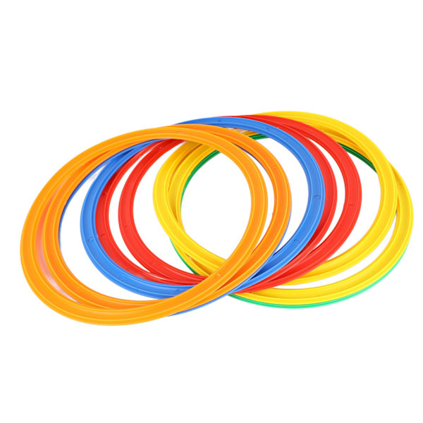 Børnesports Speed Ring Sæt 10 Ringe 10 Spænder Øget Agility Udendørs Ringe Legetøj M 28cm
