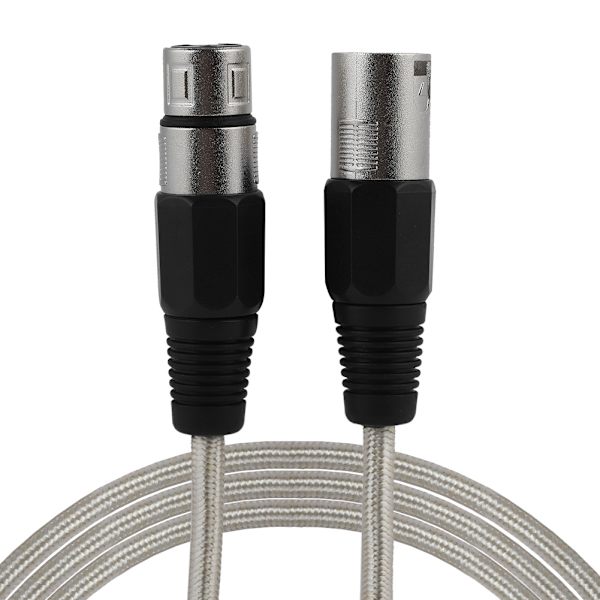 Högkvalitativ XLR mikrofonkabel hane till hona Ljudmikrofonkabel (10 m)