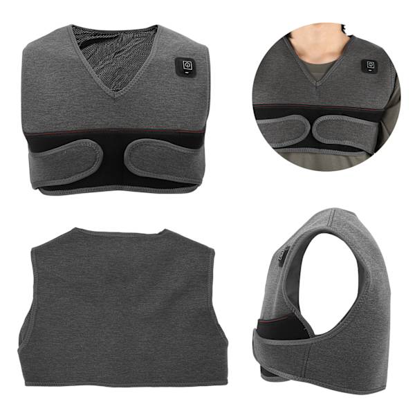USB Electric Moxibustion Värmeväst Jacka Neopren Body Warmer för vinter utomhus