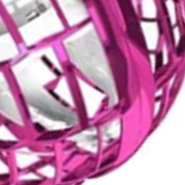 Flyvende bold legetøj farverigt lys USB opladning intelligent sensor plast roterende flyvende bold globe lilla pink