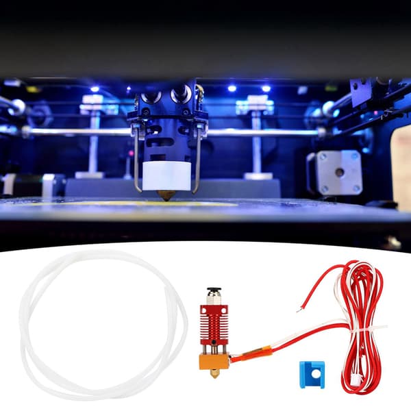 CR10 Ekstruder Montert Hot End Kit Erstatning 3D-skriverdeler 24V 40W