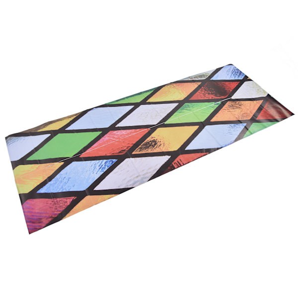 2 kpl 3D-ovitarraa 38,5x200cm värillinen vinoneliöristikko itseliimautuva vedenpitävä PVC-ovitarra taustakuva kotiin