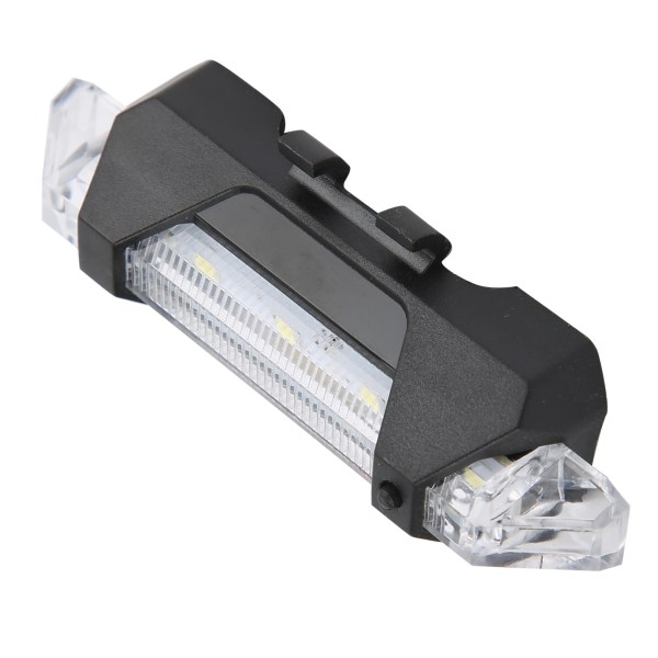 USB oppladbart sykkelbaklys Sykling Bak LED-varsellys Sykkeltilbehør Hvit