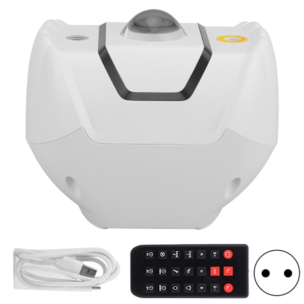 Stjerneprojektor LED-projektorlampe med fjernkontroll for KTV-fest diskotek soverom EU-plugg 100‑240V
