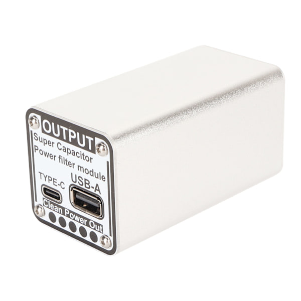Power Professionell aluminiumlegeringsskal typ C-gränssnitt Power för RPi 5V