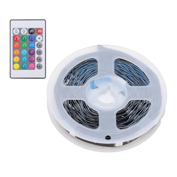 WiFi RGB-stripebelysning Multifunksjon APP-kontroll Dimmer 5050 Smart LED-stripebelysning for hjemmefest KTV 16,4 fot