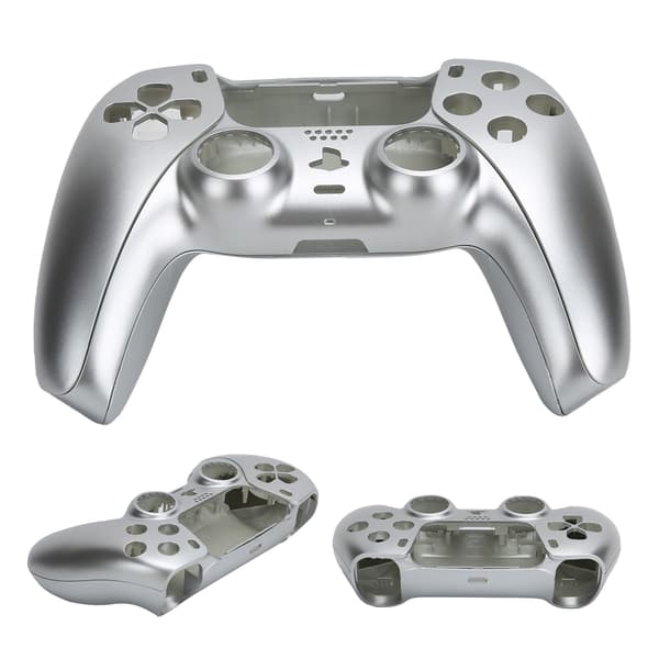 PS5 Spilcontroller Udskiftningshus Skal med Skruetrækker DIY Sølv