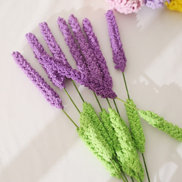 Blommor Handvävda Ull Simulering Blombukett Nejlikor Dekoration